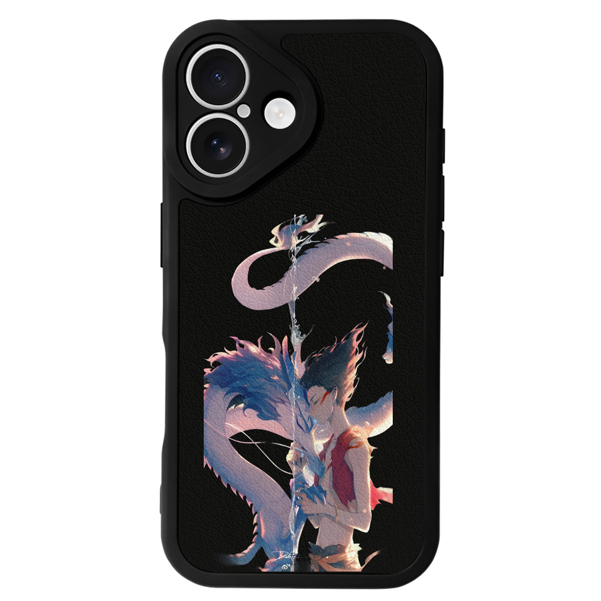 （画像用） Ne Zha 2 ナタ 魔童の大暴れ 【iPhone 16シリーズ対応】シリコンスマホケース（レザー調） 材質：シリコン